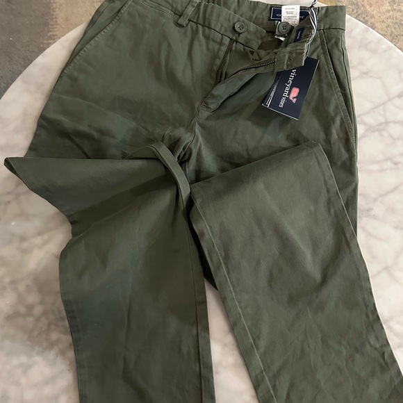 Vineyard Vines Men Slim Fit Pants 28x32 NWT Green - Picture 7 of 8